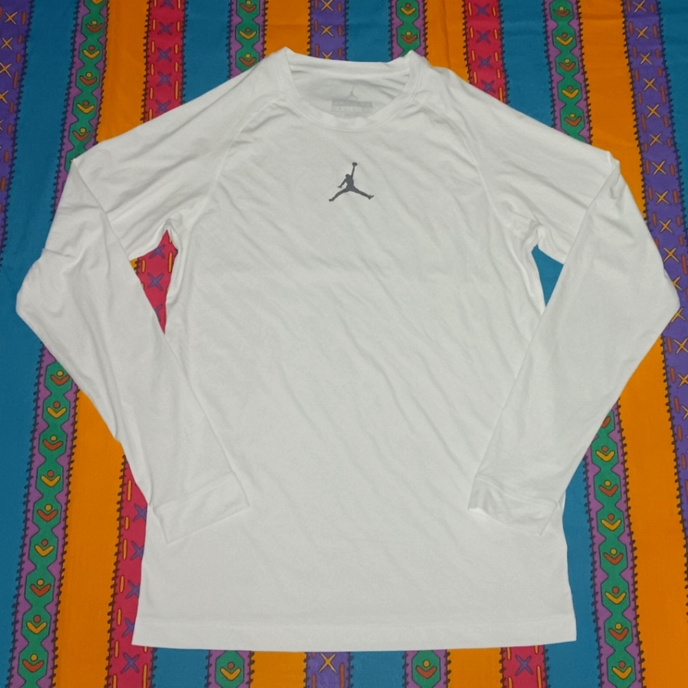 Jordan Training Dri Fit Long Sleeve Jersey Shirt Jumpman Nike Fitness